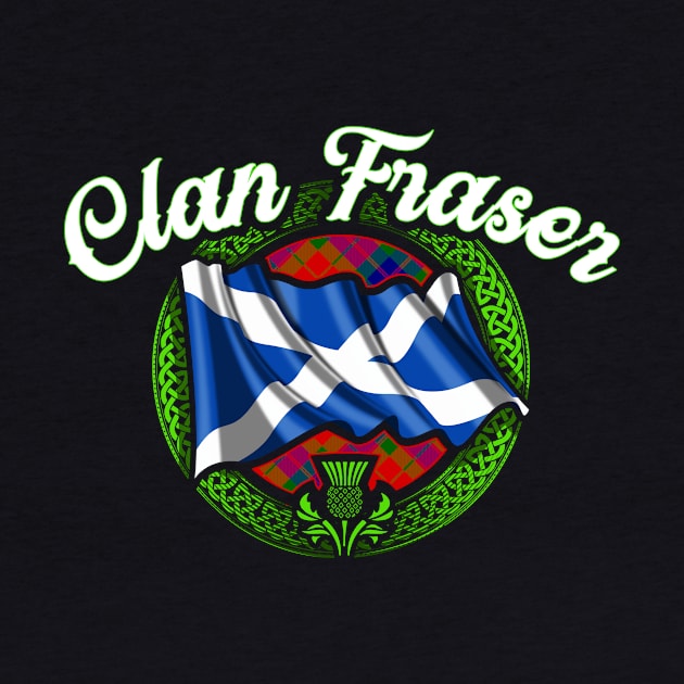 Scottish Flag Clan Fraser by Celtic Folk